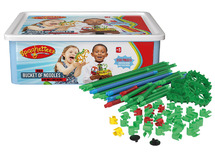 Bouwset - Clics Toys Spaghetteez - kunststof - set van 200 assorti