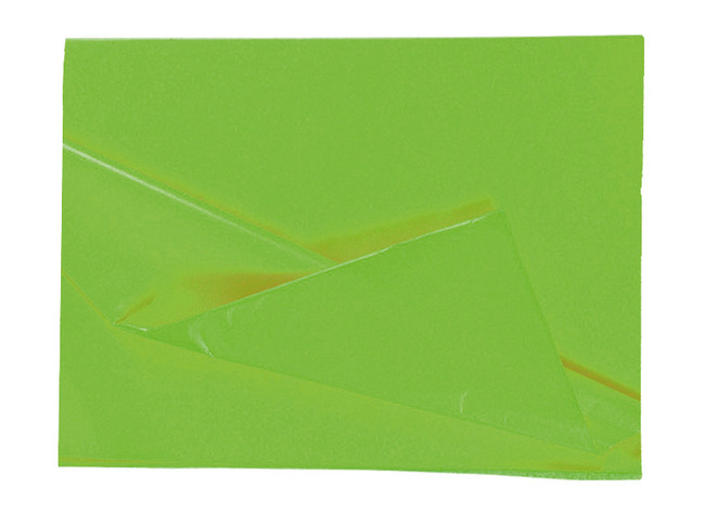 Knutselpapier - zijdepapier - 50 x 70 cm - lichtgroen - pak van 26 vellen