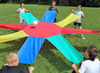 Bewegen - parachute met handvaten - zon - per stuk