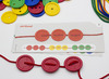 Rijgen - Miniland - Activity Buttons - knopen - fijne motoriek - set van 40 assorti