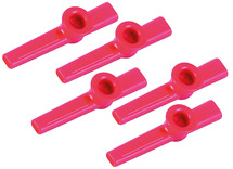 Muziek - kazoo fluitje - set van 5