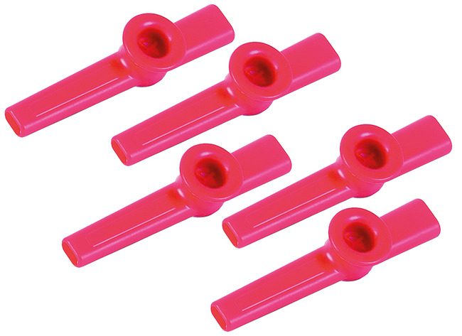 Muziek - kazoo fluitje - set van 5