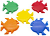 Bouwset - vormen - kleurrijke vissen - assortiment van 45