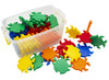 Bouwset - vormen - kleurrijke vissen - set van 45 assorti