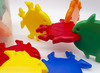 Bouwset - vormen - kleurrijke vissen - set van 45 assorti