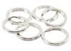 Sleutelhangers - gebroken ringen - 1,5 cm - set van 100