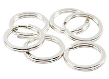 Sleutelhangers - gebroken ringen - 1,5 cm - set van 100