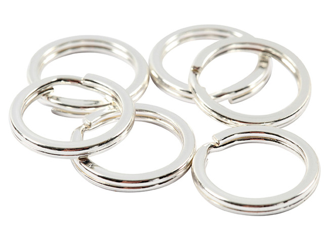 Sleutelhangers - gebroken ringen - 1,5 cm - set van 100