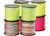 Draad - macramé - koord - neon - 0,1 cm diameter - set van 8 assorti