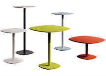 TAFEL - CENTRALE VOET - UNIKLEUR - 50 X 50 CM - 110 CM