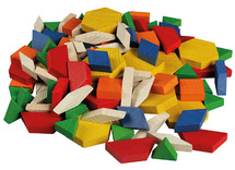 Blokken - geometrische vormen - multivormen - assortiment van 250