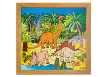 Puzzel - themapuzzel - Rolf - dinosaurussen - 30 stukjes - hout - per stuk