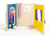 Scheidingswand - paneel - raam - 80 x 4,3 x 120 cm - per stuk