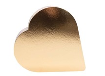 Figuren - karton - hart - goud - 19,5 cm - set van 25