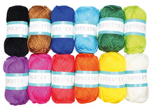 Garen - wol - basiskleuren - borduren - set van 12 assorti