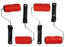 Verfrollers - verf - patronen - set van 4 assorti