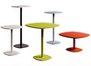 TAFEL - CENTRALE VOET - UNIKLEUR - 70 X 70 CM - 76 CM