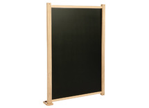 Scheidingswand - paneel - krijtbord - 80 x 4,3 x 120 cm - per stuk