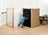 Scheidingswand - paneel - krijtbord - 80 x 4,3 x 120 cm - per stuk