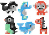 Knutselpakket - Easykit - Aqua parels - dieren - per set