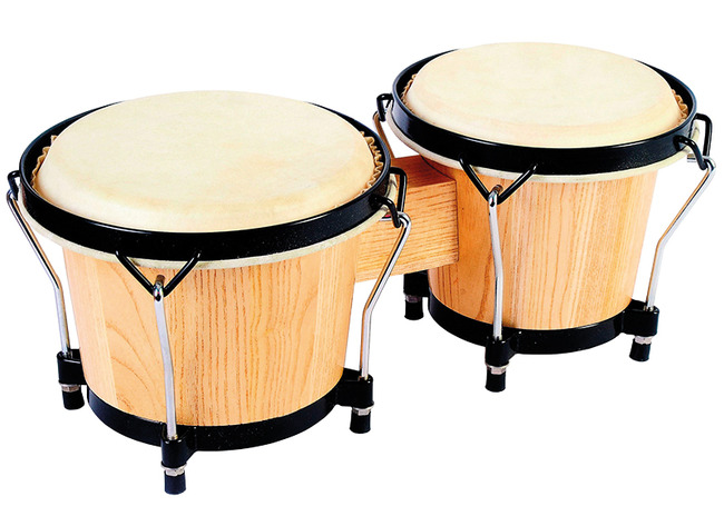 Bongos - hout - muziek - per stuk