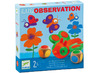Kleur en vorm - Djeco - Little Observation - kleurrijke vlinders - per spel