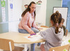 TAFEL - INSTRUCTIETAFEL - HOEFIJZER - METALEN POTEN