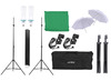 Green screen - greenscreen en verlichting - studioformaat - per set