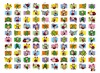 Stickers - fantasie - dieren - stip en jolly - 100 motieven - set van 2000 assorti