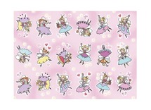 Stickers - fantasie - populair - prinsessen - 36 motieven - assortiment van 720