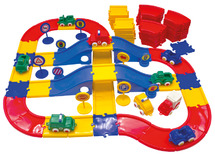 Speelgoed - voertuigen - Viking Toys City - circuit voor Mini Chubbies - vaatwasbestendig - per set