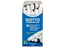 Krijt - Giotto - Robercolor - stofvrij - wit - set van 10