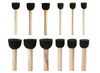 Verfdotters - hout - set van 12 assorti
