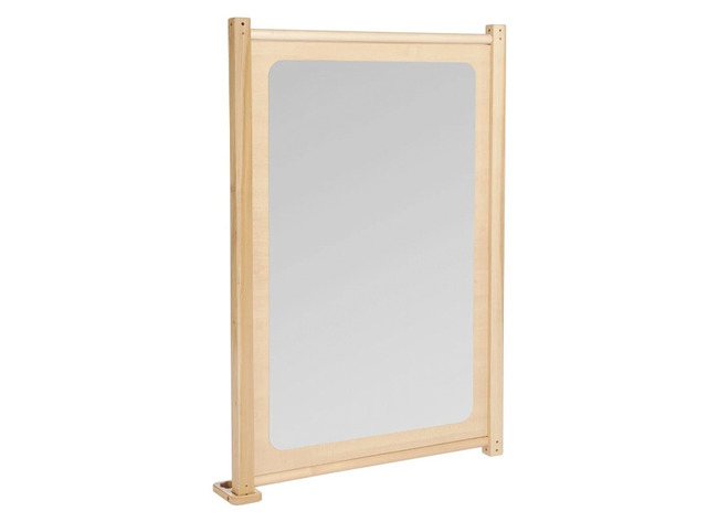 Scheidingswand - paneel - spiegel - 80 x 4,3 x 120 cm - per stuk