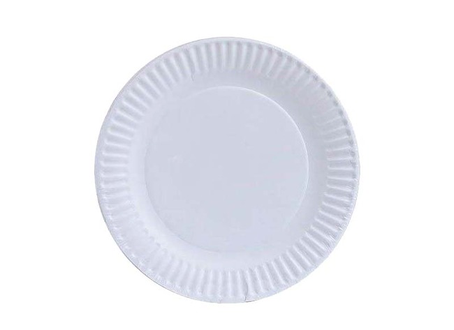 Karton - borden - rond - klein - 15 cm - set van 100