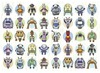 Stickers - robots - set van 800 assorti