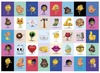 Stickers - de emoji film - 40 motieven - set van 800 assorti