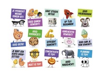 Stickers - mindset stickers - set van 600 stickers in 30 motieven assorti