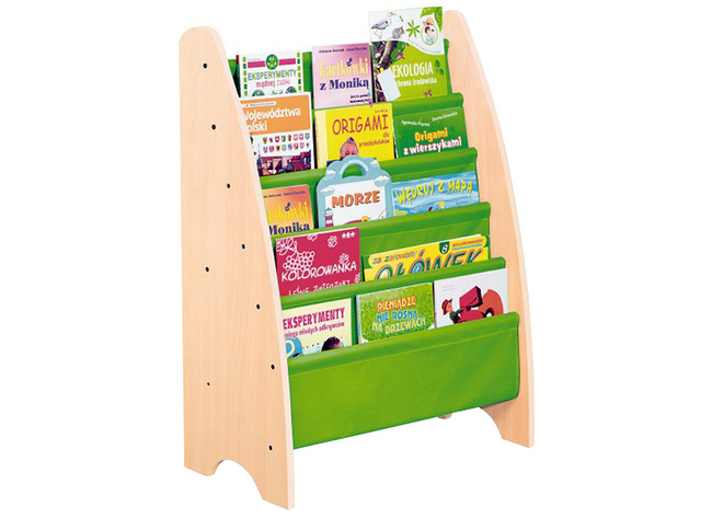 PRÉSENTOIRE À LIVRES AVEC SUPPORTS EN TOILE