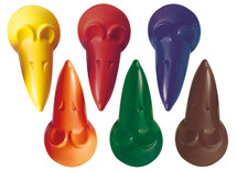 Waskrijt - Pelikan - muizen - set van 6 assorti