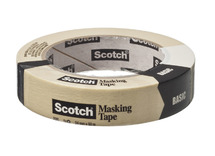 Kleefband - masking tape - Scotch - geel - 24 mm x 50 m - per stuk