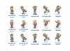 Stickers - mindset - set van 600 in 30 motieven assorti