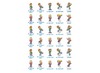 Stickers - mindset - set van 600 in 30 motieven assorti