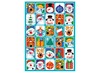 Stickers - seizoenen en feesten - kerst - 30 motieven - set van 600 assorti