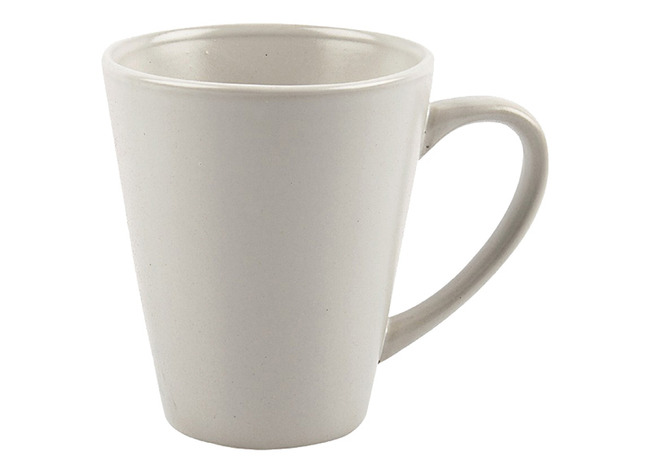 Porcelaine - tasse - mug - modèle conique - blanche - pièce