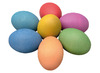 Open-ended - tickit Rainbow Wooden Eggs - eitjes - hout - gekleurd - set van 7 assorti