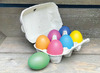 Open-ended - tickit Rainbow Wooden Eggs - eitjes - hout - gekleurd - set van 7 assorti