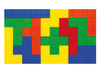 Ruimtelijk inzicht - EDX Education - Pentomino - vormen - tetris - denkspel - nabouwen - set van 72 assorti