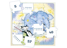 Puzzel - rekenpuzzel - 16 stukjes - per stuk