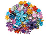 Stickers - acryl - bloemen - decoratie - set van 180 assorti
